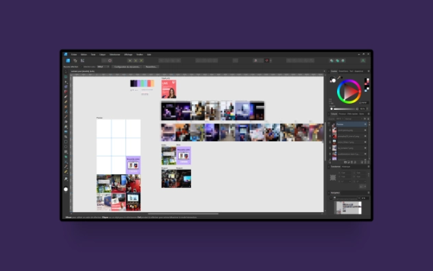 Aperçu du compte instagram de l'association
